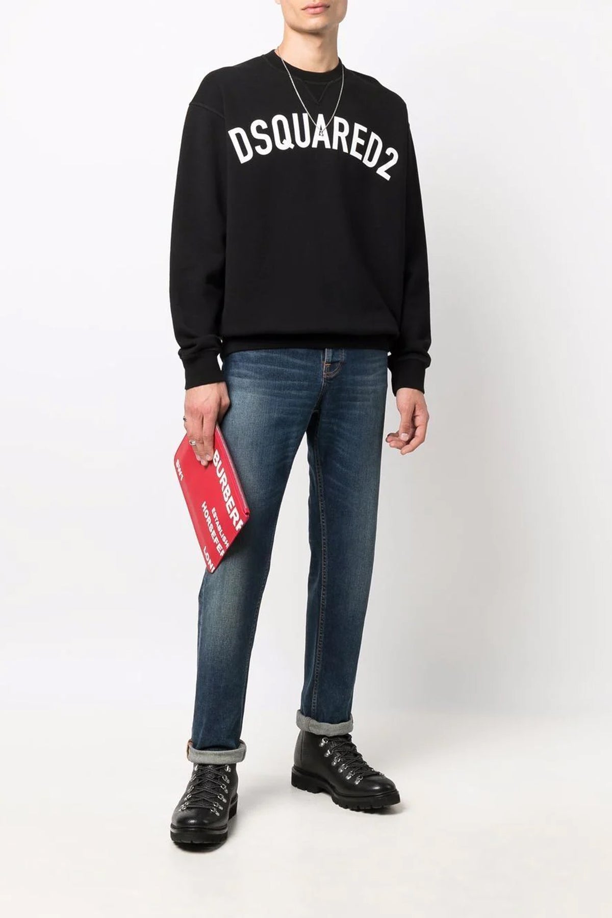 Dsquared2 logo-print cotton sweatshirt