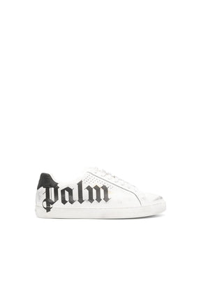 Palm Angels distressed logo-print sneakers