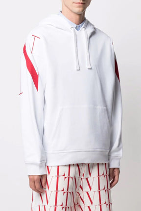 Valentino rear logo-print hoodie