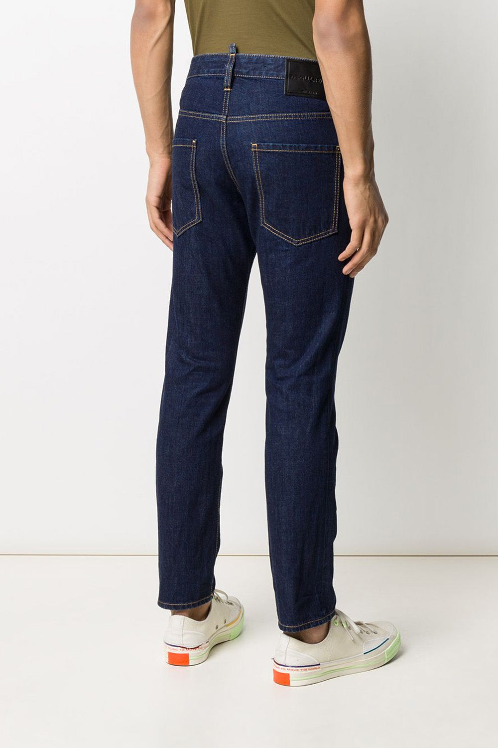 Dsquared2 high-rise straight leg jeans