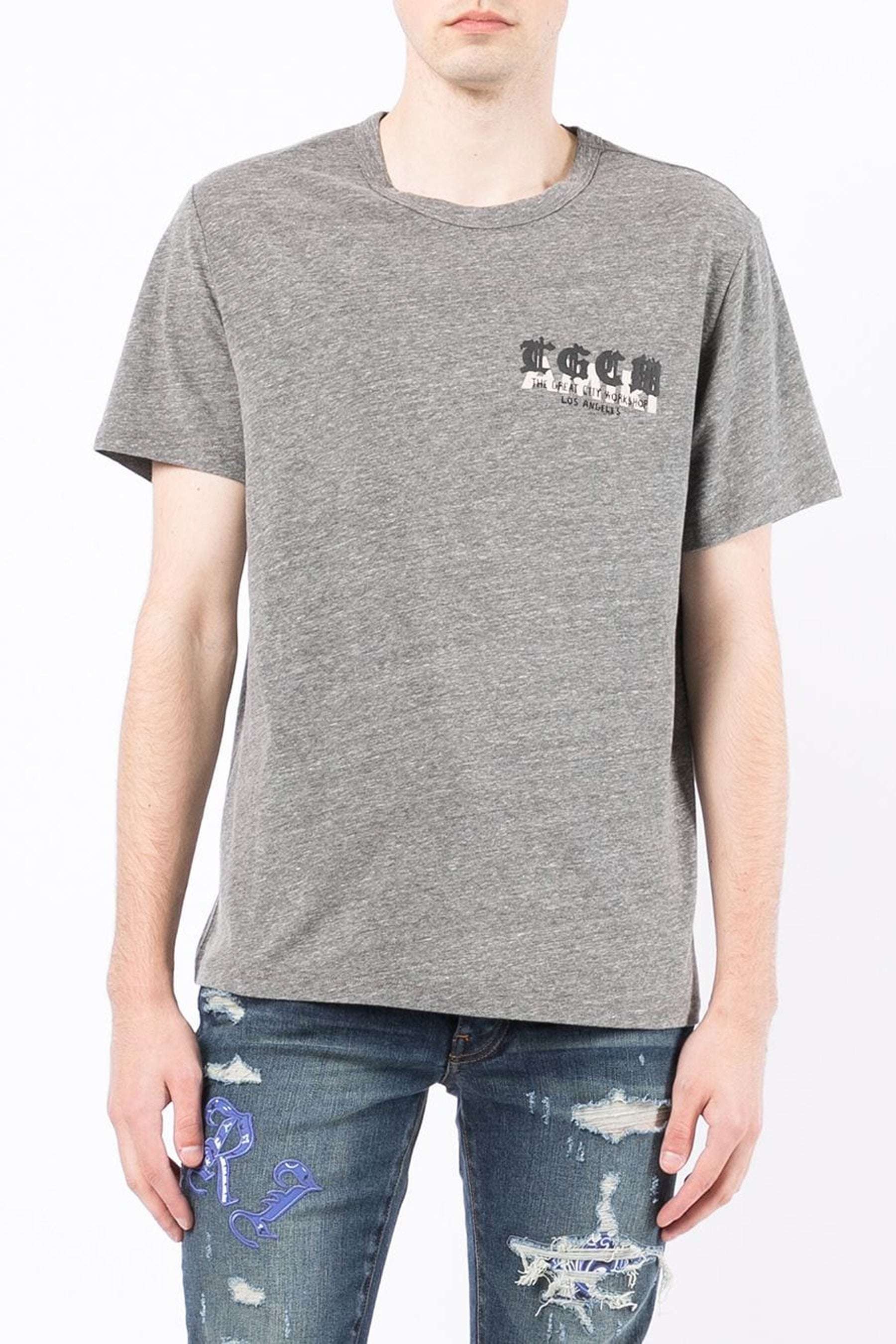 AMIRI logo-print short-sleeved T-shirt