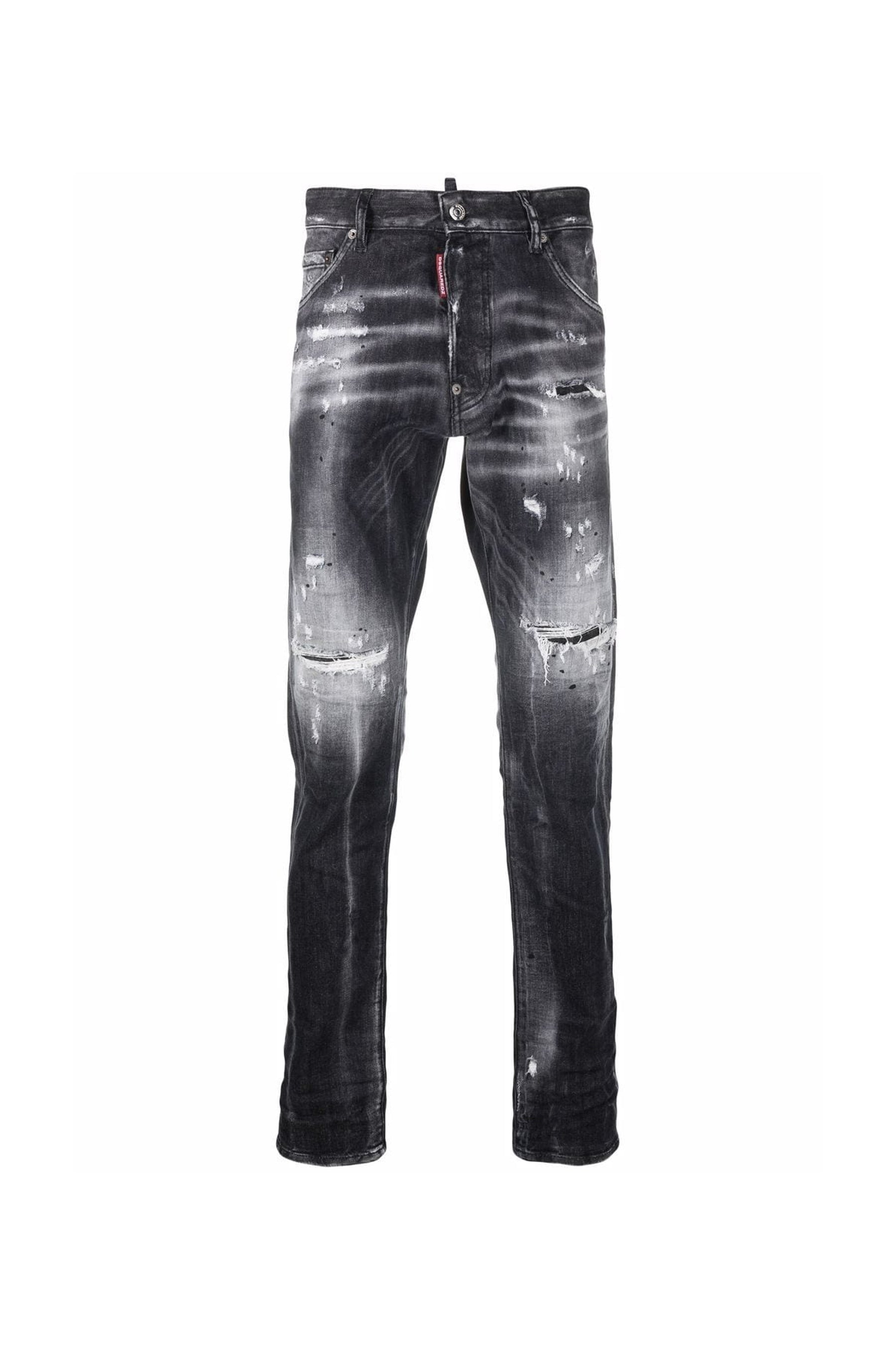 Dsquared2 distressed-effect straight-leg jeans
