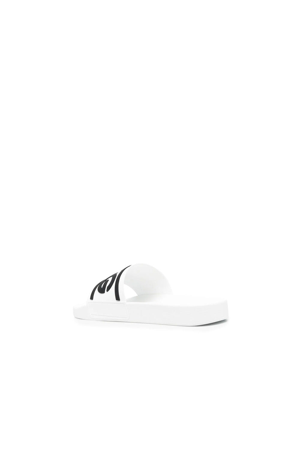 Dolce & Gabbana logo-print beach sliders white