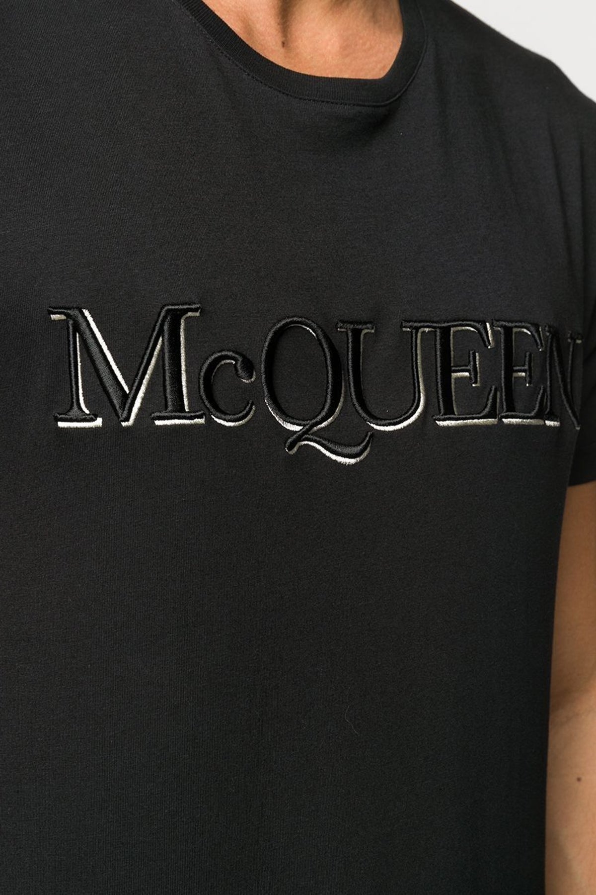 Alexander McQueen embroidered logo T-shirt
