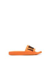 AMIRI logo-embossed slides