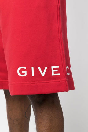 Givenchy logo-print cotton shorts