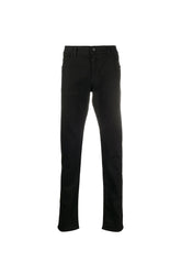 Dolce & Gabbana logo-patch straight-leg jeans