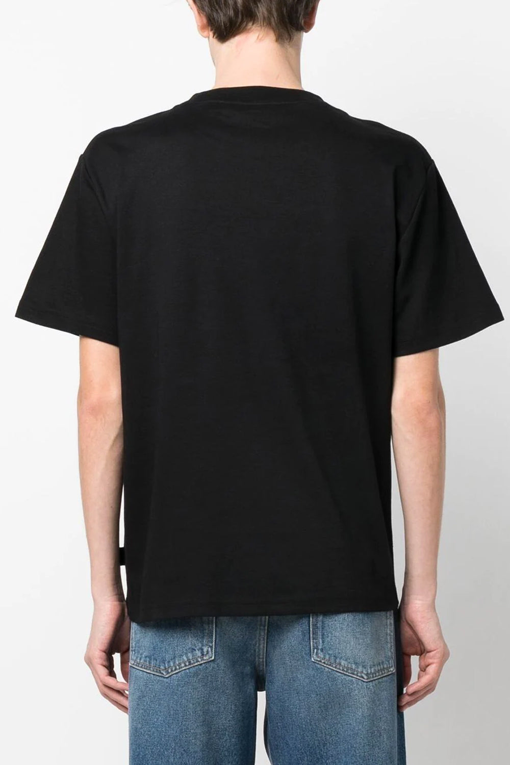 Gcds logo-print short-sleeved T-shirt black