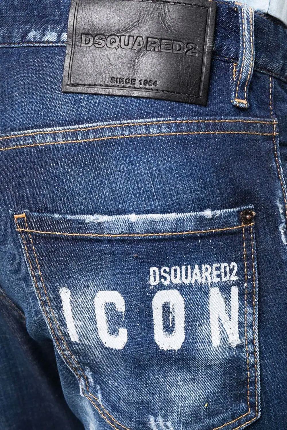 Dsquared2 distressed straight-leg jeans‏