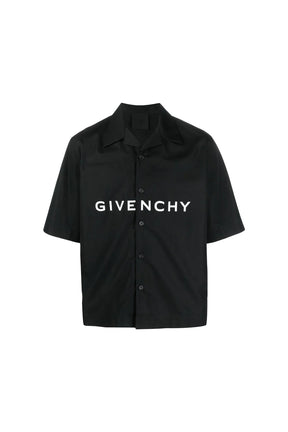 Givenchy logo-print short-sleeve shirt