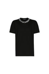 Dolce & Gabbana logo-print neckline T-shirt