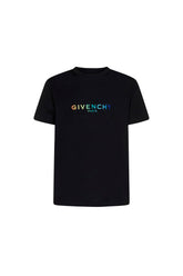 Givenchy Colorful Logo Black T-shirt