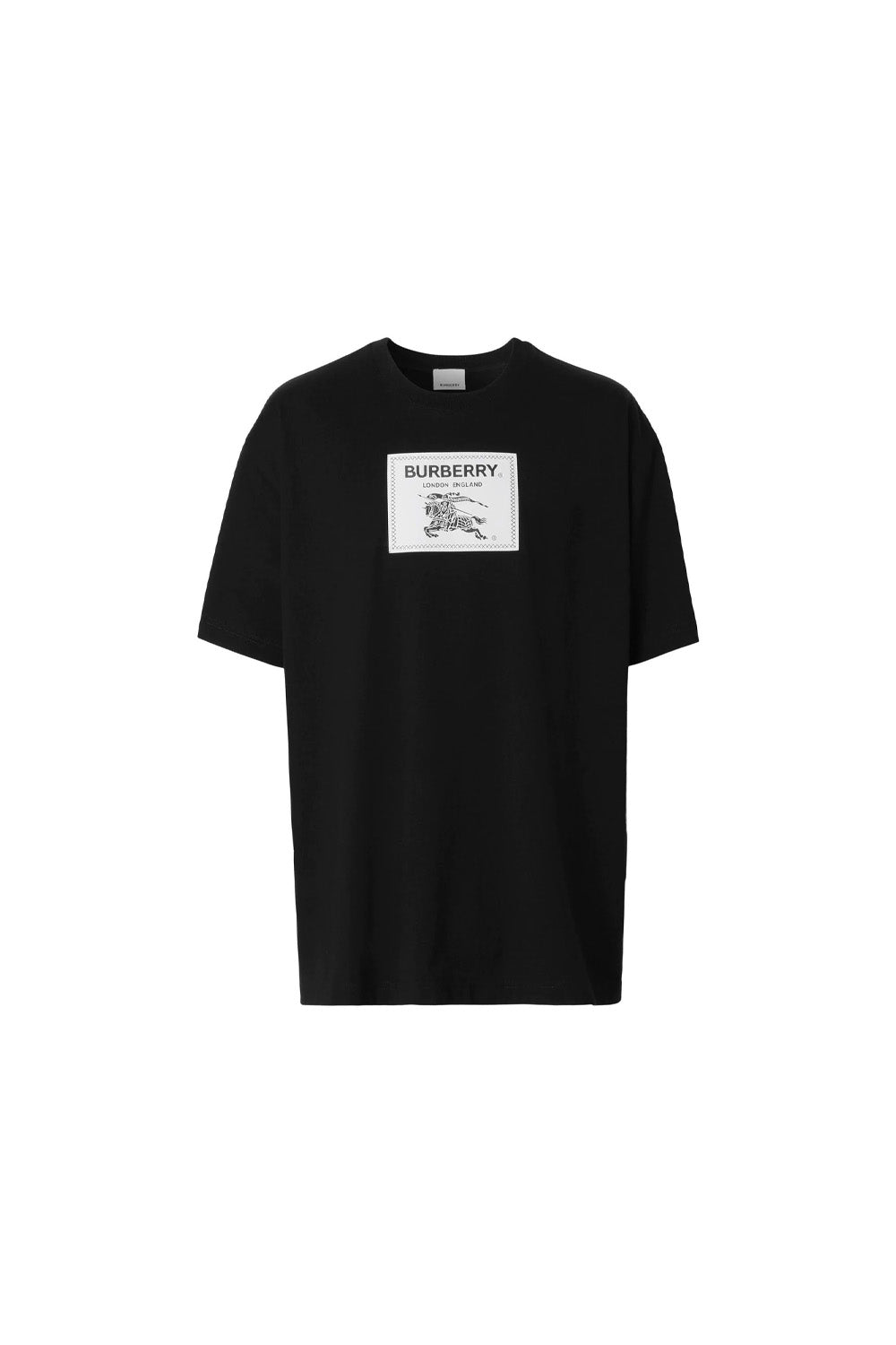 Burberry logo-patch cotton T-shirt
