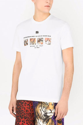 Dolce & Gabbana Cotton T-shirt with DG