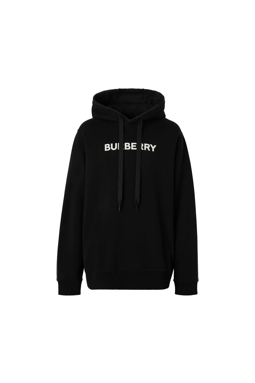 Burberry logo-print cotton hoodie