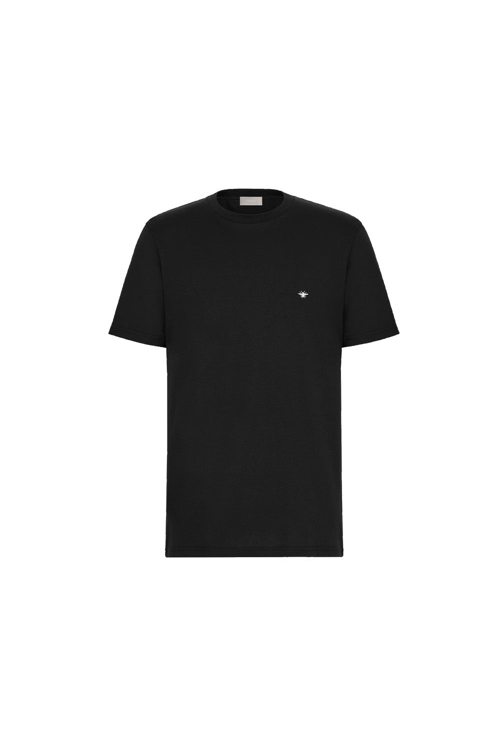 DIOR T-SHIRT WITH BEE EMBROIDERY BLACK