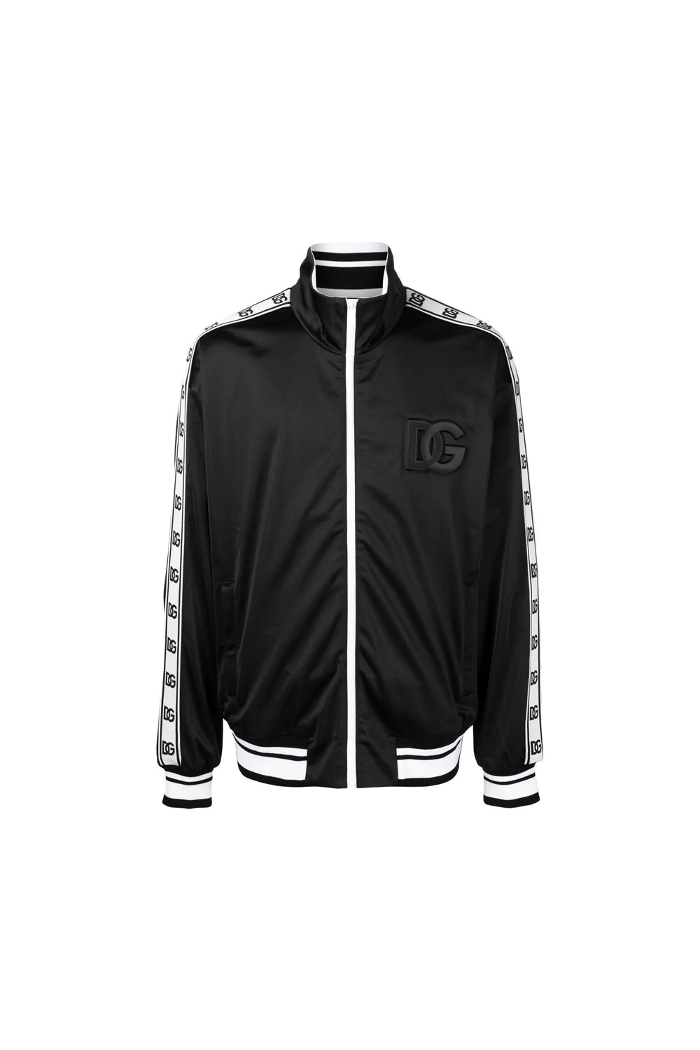 Dolce & Gabbana logo panel bomber jacket