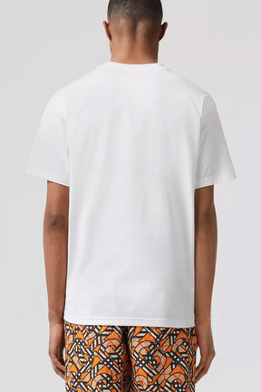 Burberry Logo Appliqué Cotton Oversized T-shirt