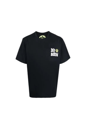 BARROW black logo-print T-shirt