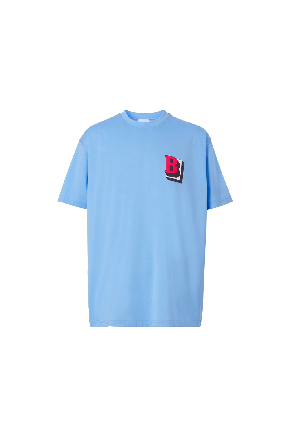 Burberry blue t-shirt logo-print