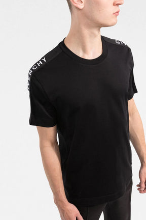 Givenchy logo-tape cotton T-shirt