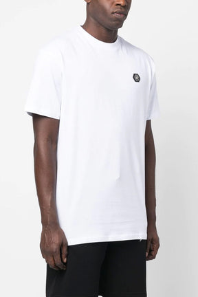 Philipp Plein cotton round-neck T-shirt white