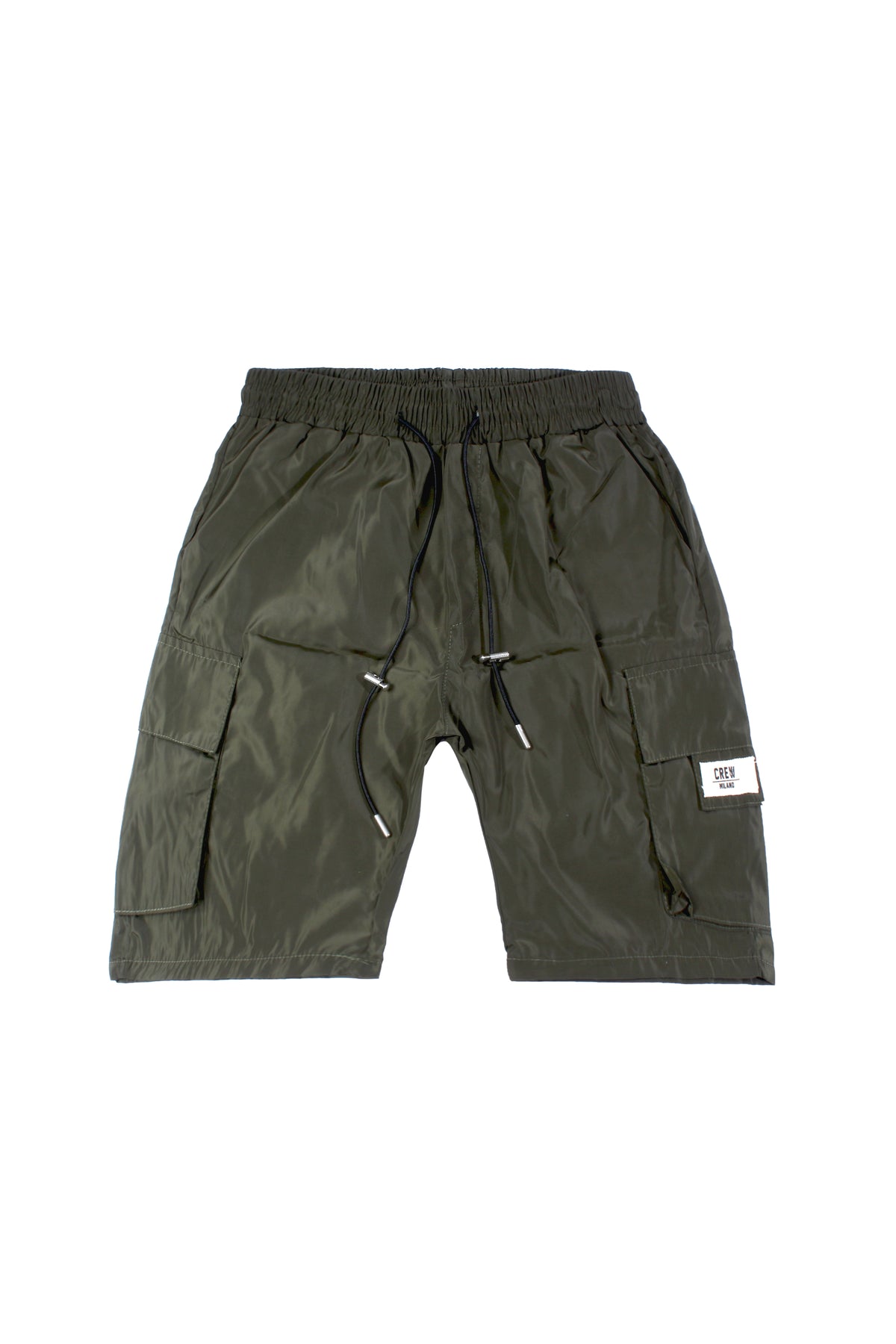 CREW Short Shine Cargo 2 Pockets Pants Green Olive