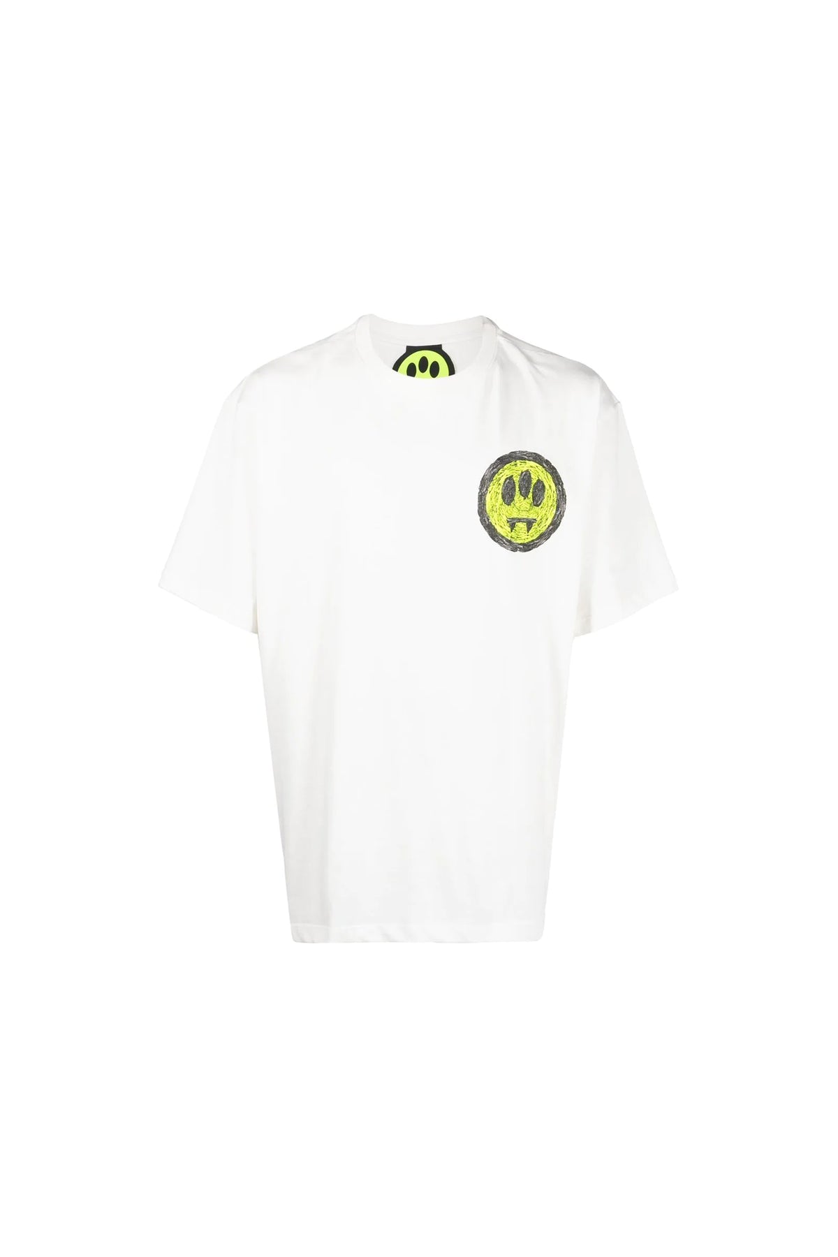 BARROW smiley logo-print round-neck T-shirt