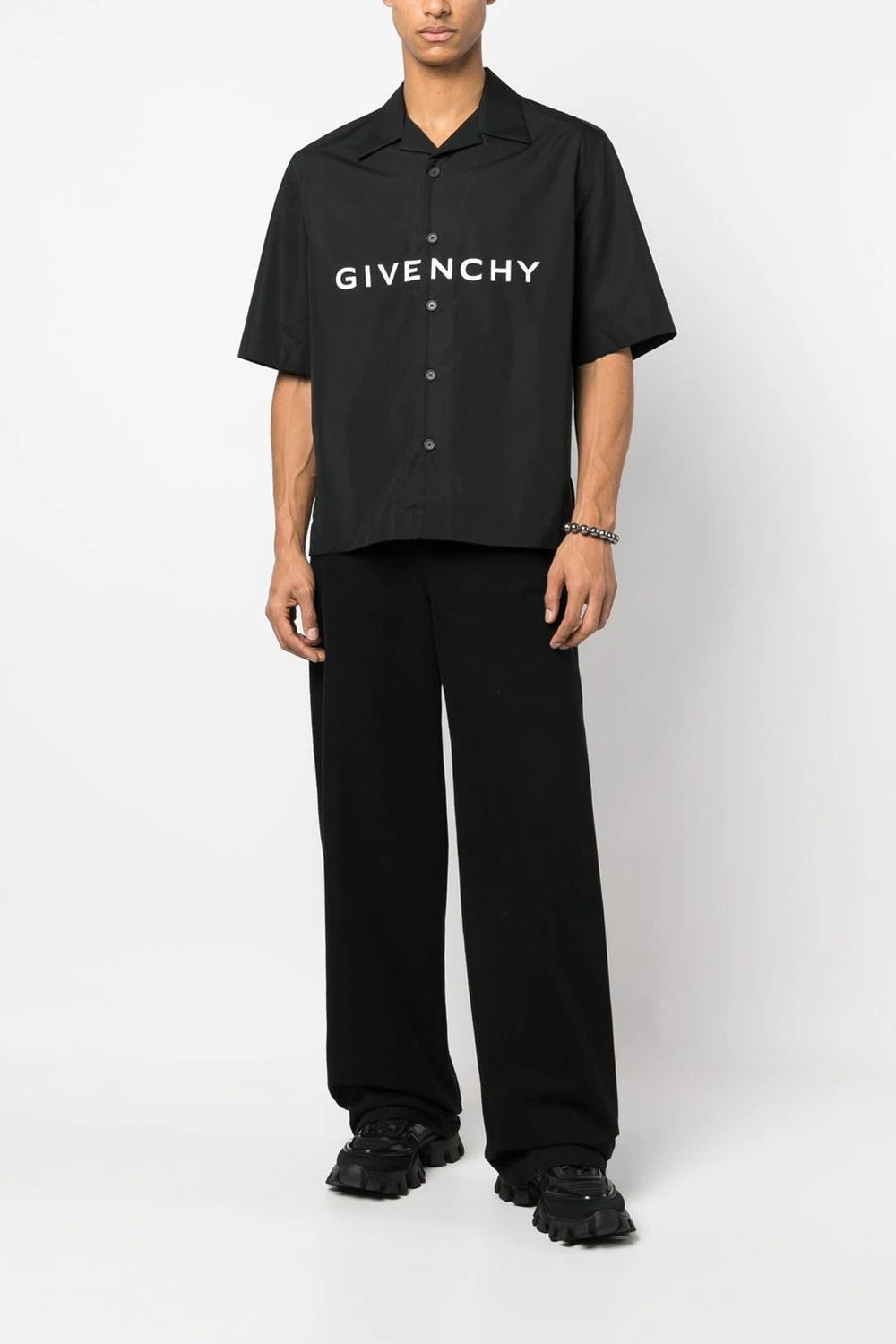 Givenchy logo-print short-sleeve shirt