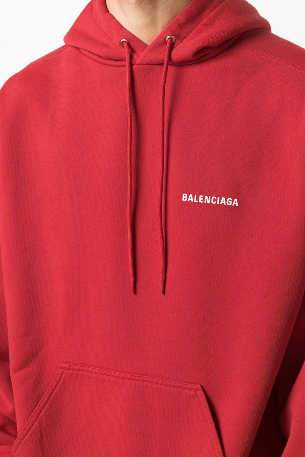 Balenciaga logo print hoodie