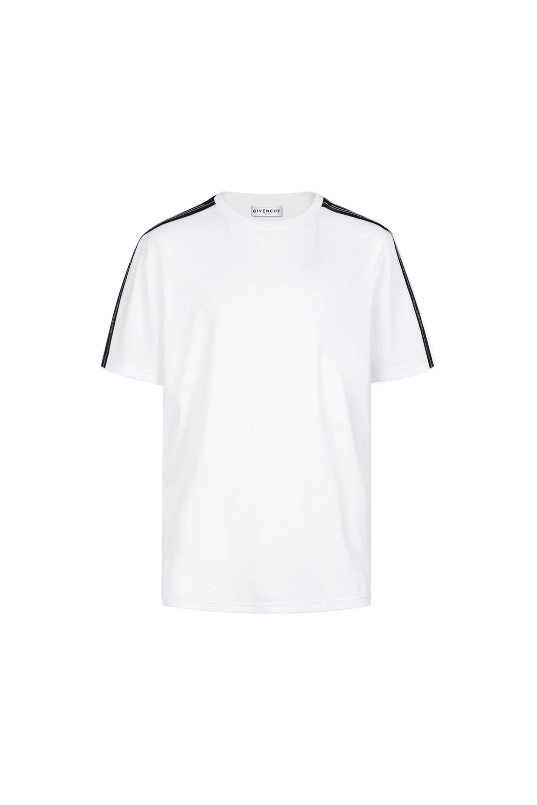 Givenchy T-Shirt Logo White Tape Shoulders
