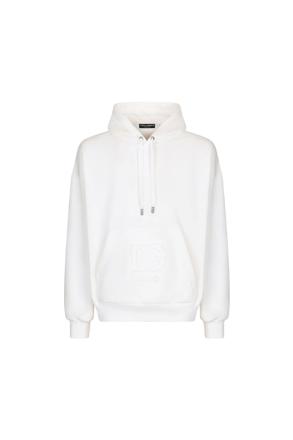 Dolce & Gabbana embossed-logo jersey hoodie