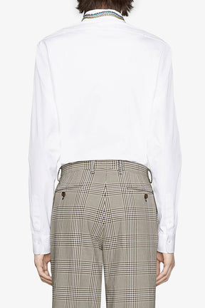 Gucci Cotton shirt with embroidered collar