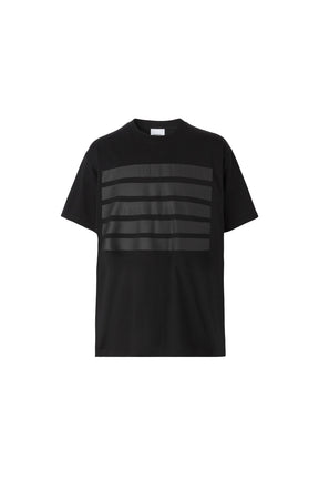 Burberry Horseferry Print Cotton Oversized T-shirt black