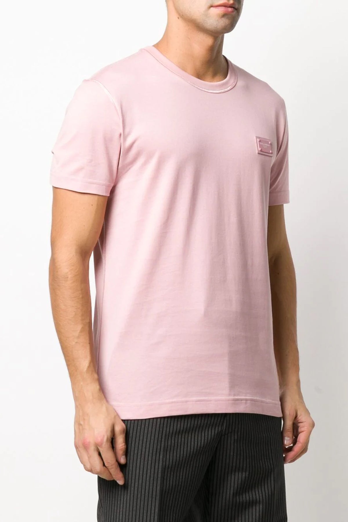 Dolce & Gabbana logo patch short-sleeved T-shirt