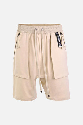 AINKER Cream Short Cargo Pants