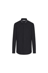 GIVENCHY SHIRT WITH TAPE LOGO ROUND NECK