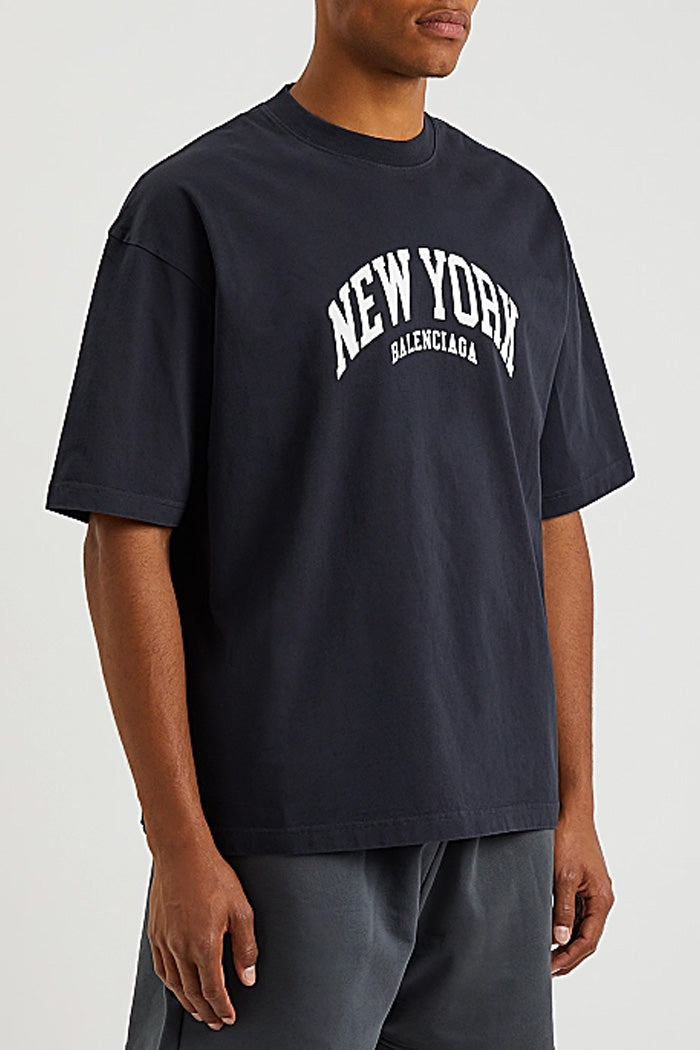 Balenciaga New York logo cotton T-shirt