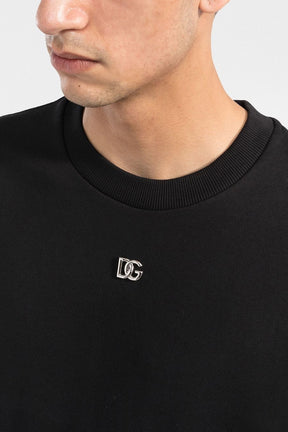 Dolce & Gabbana DG-plaque sweatshirt black