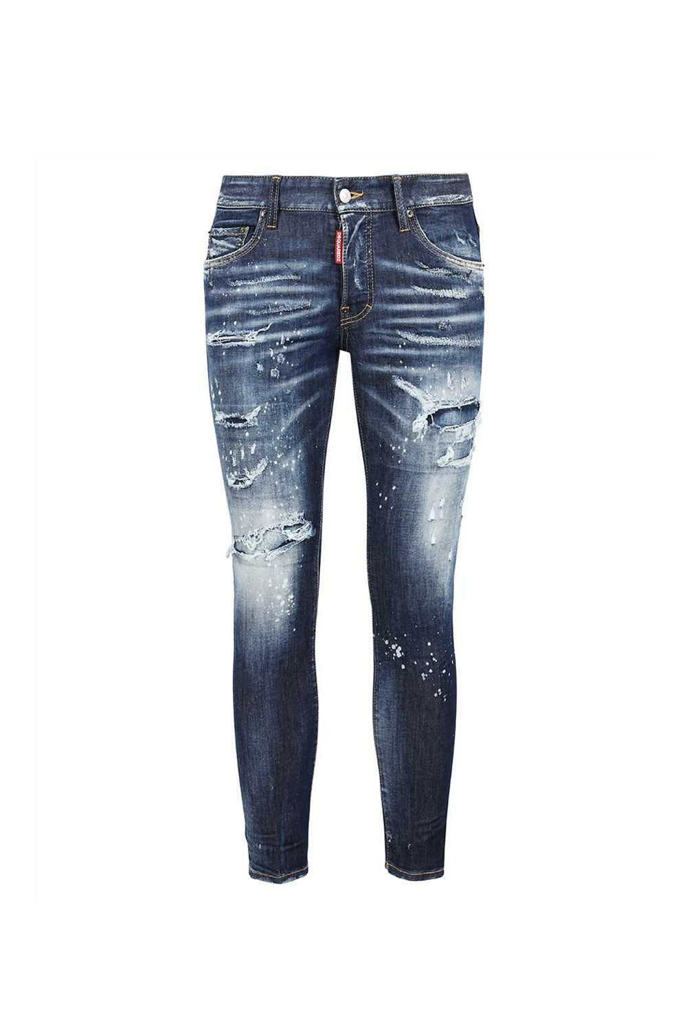 Dsquared2 Navy ‘Super Twinky’ distressed jeans