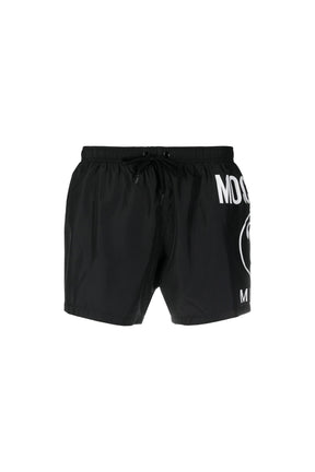 Moschino double question mark swimming shorts