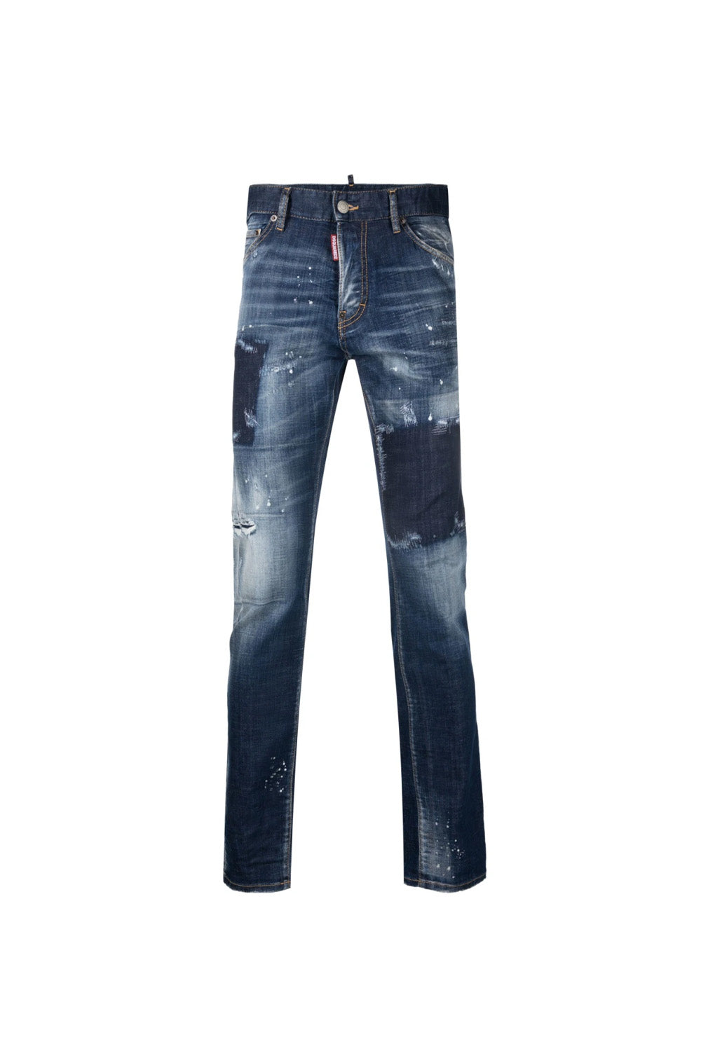 Dsquared2 bleach-wash slim-fit jeans