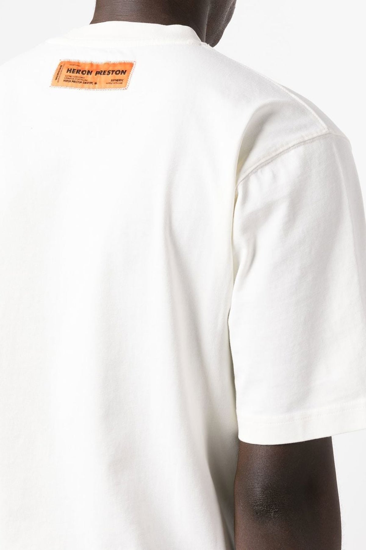 Heron Preston logo-patch cotton T-shirt