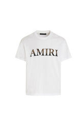 Amiri logo-print cotton T-shirt White