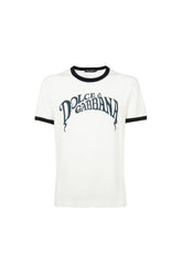 Dolce & Gabbana Logo Print White T-Shirt