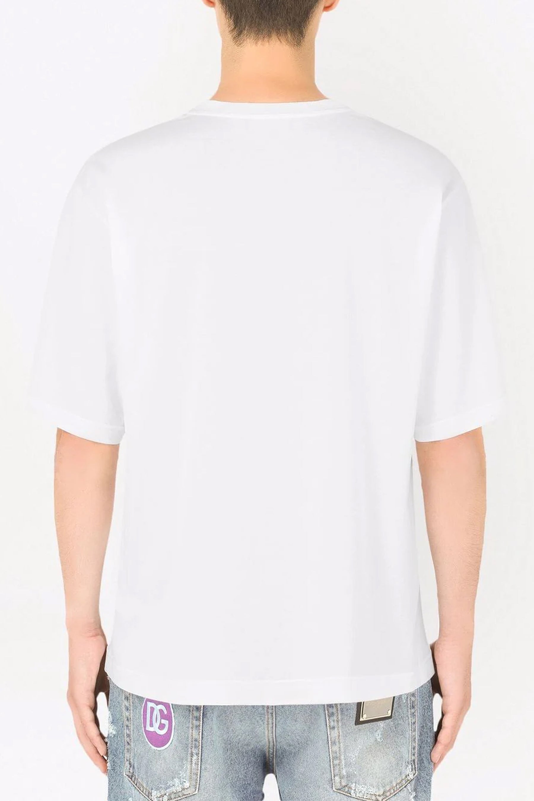 Dolce & Gabbana logo-patch short-sleeved T-shirt