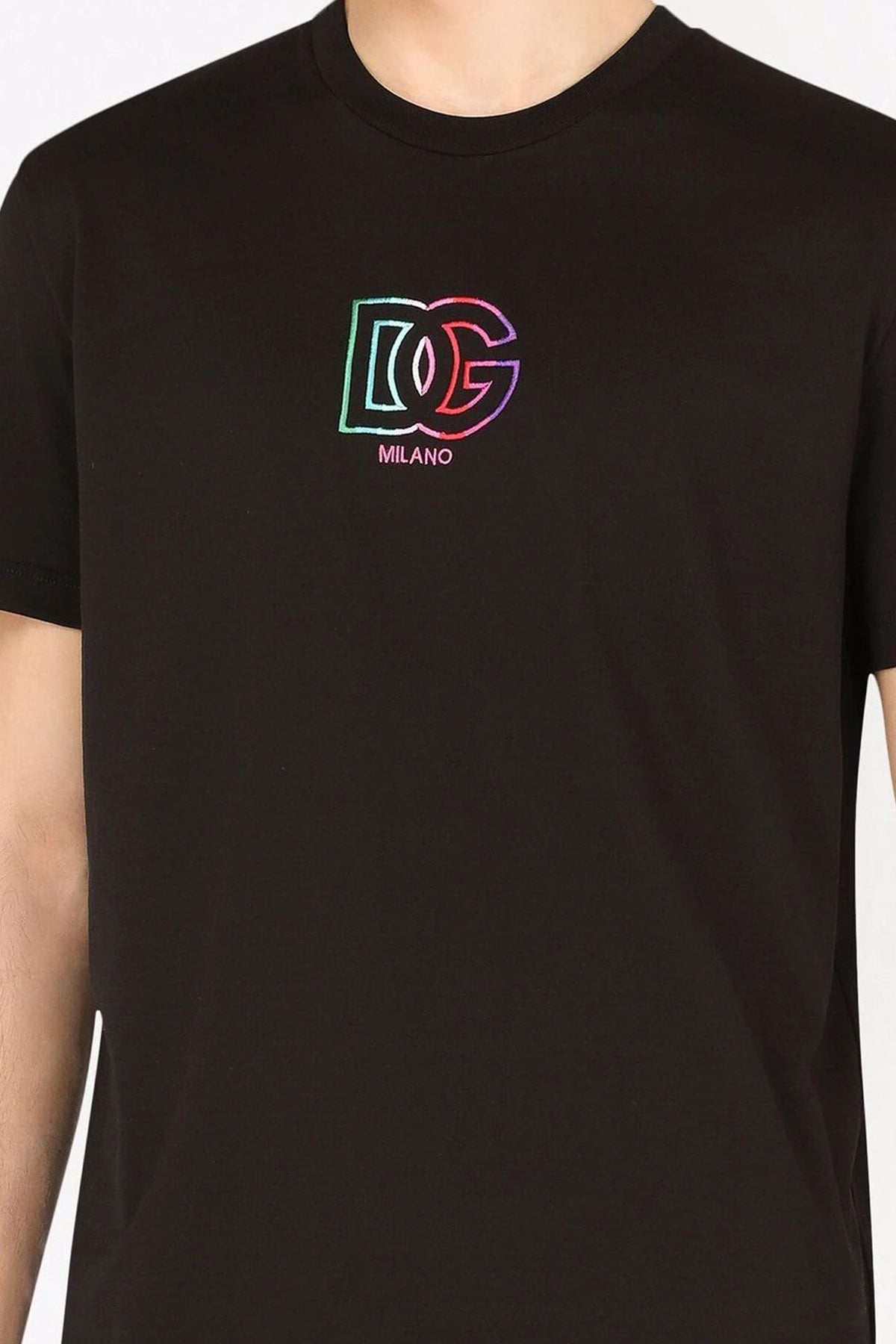 Dolce & Gabbana logo-embroidered T-shirt