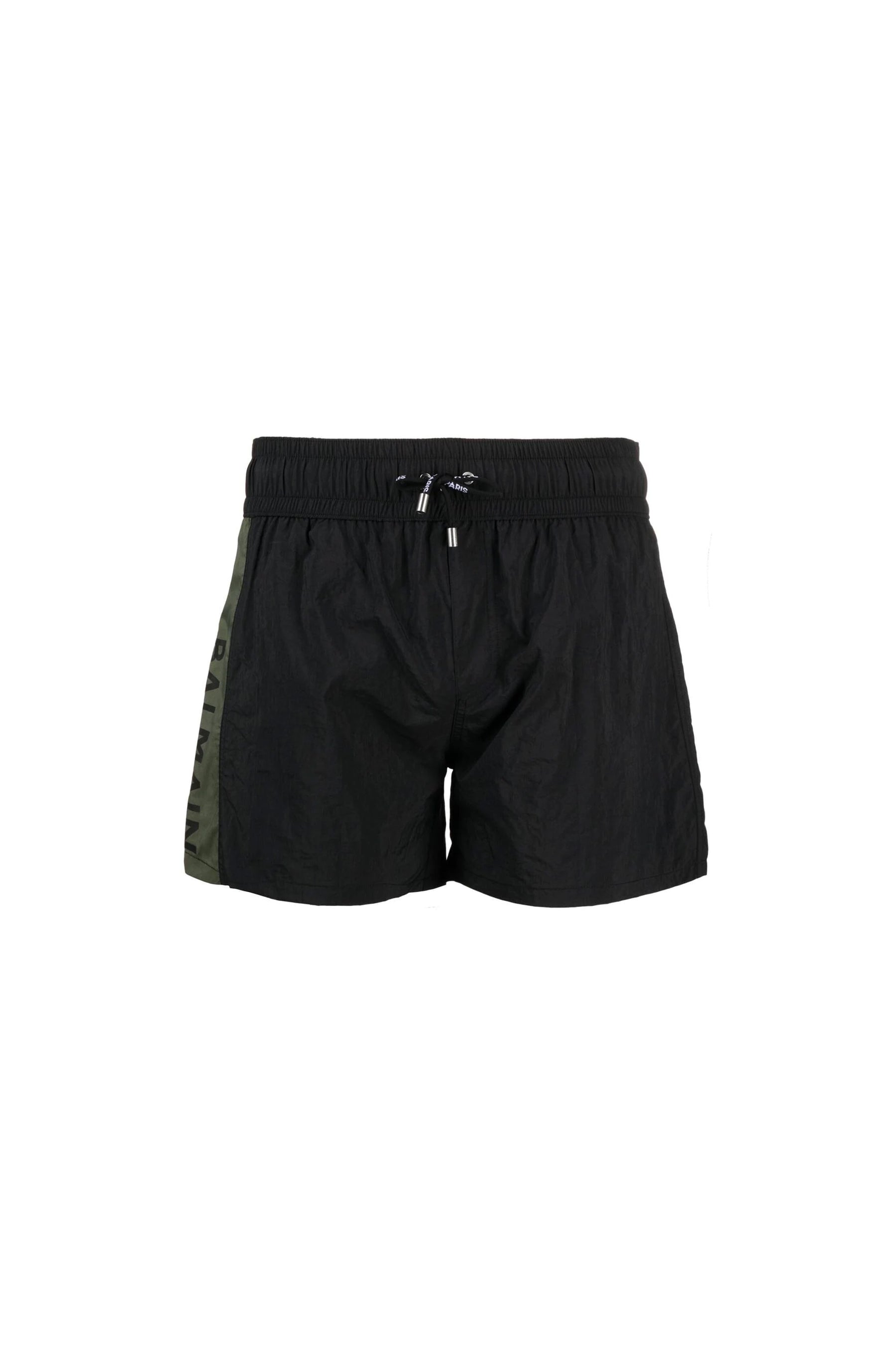 Balmain Logo Stripe Swim Shorts