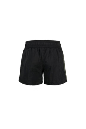 Balmain Logo Stripe Swim Shorts