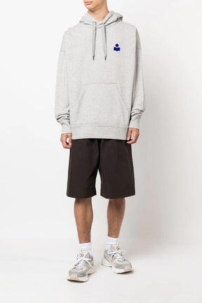 Isabel Marant Malek logo-print long-sleeve hoodie